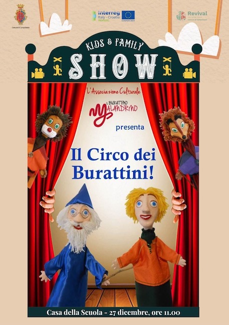 circo burattini 27 dicembre 2021