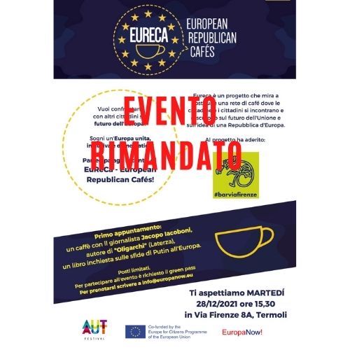 rinviata l’inaugurazione del caffè europeo a Termoli