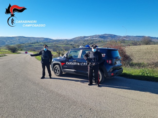 posto blocco carabinieri campobasso