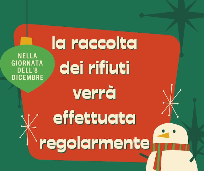 nella giornata dell'8 dicembre