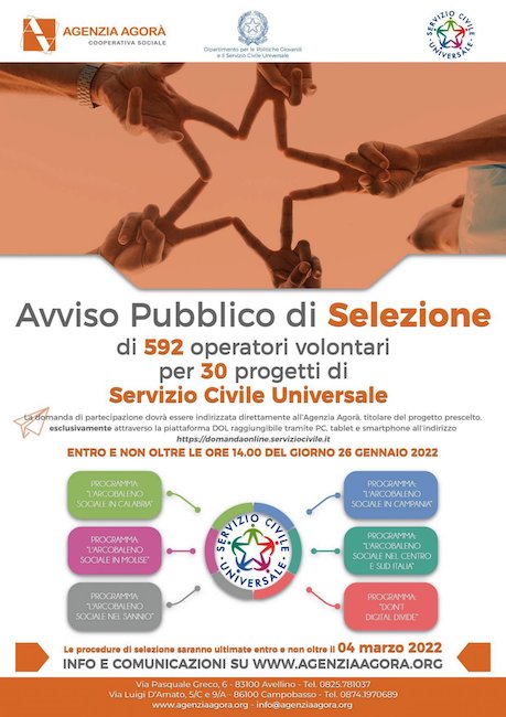 avviso selezione servizio civile agnone