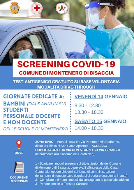 screening montenero 14-15 gennaio 2022