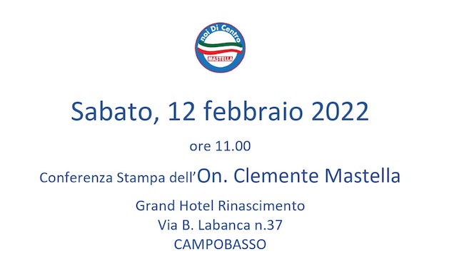 conferenza mastella 12 febbraio 2022