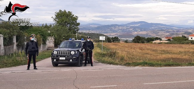 posto di blocco carabinieri campobasso