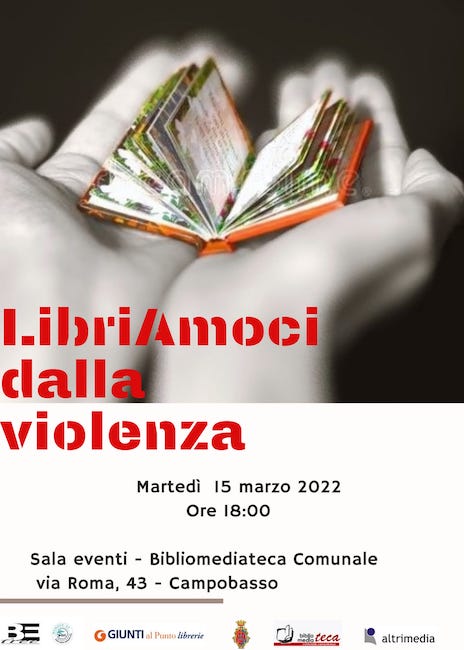 libriamoci dalla violenza 15 marzo 2022