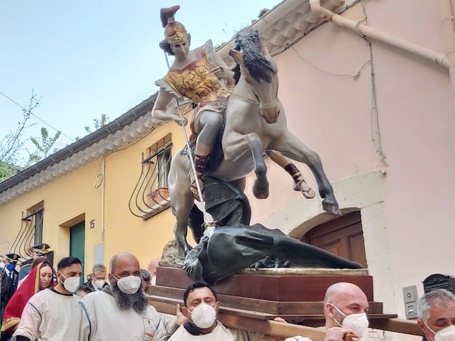 san giorgio statua campobasso