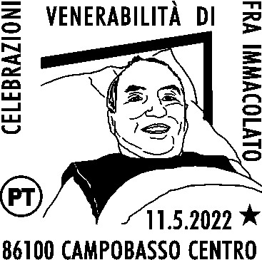 annullo filatelico venerabilità-fra-immacolato