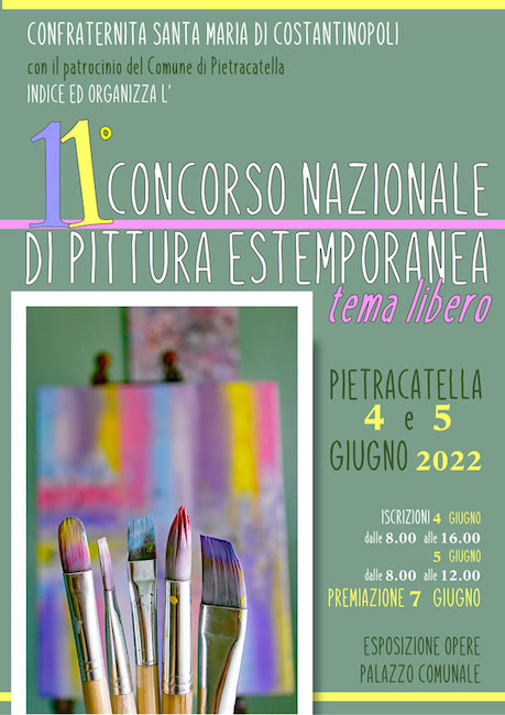 concorso pittura pietracatella giugno 2022