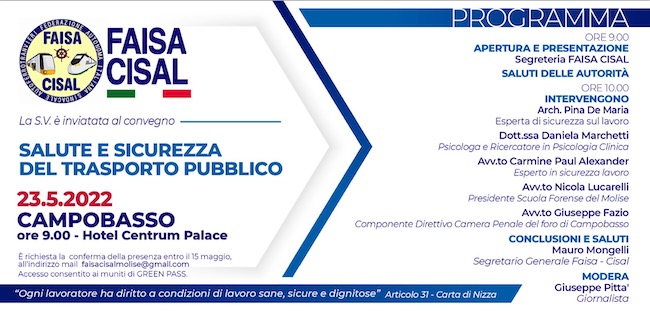 convegno sicurezza 23 maggio 2022