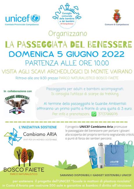 passeggiata del benessere 5 giugno 2022