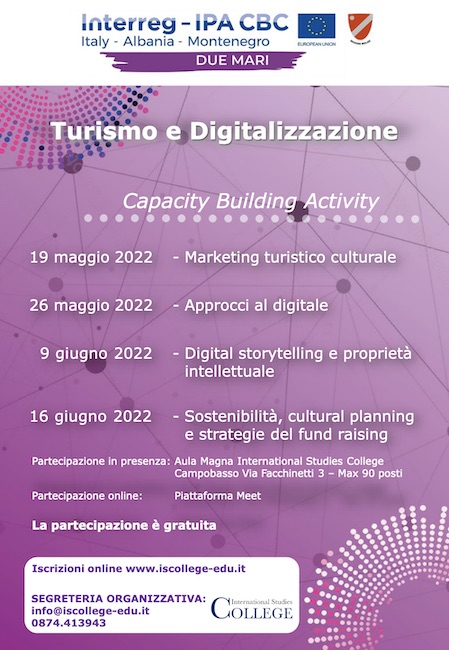 turismo digitalizzazione due mari