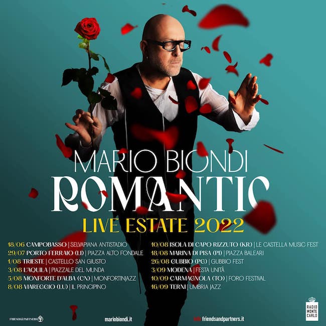 mario biondi romantic tour 18 giugno 2022