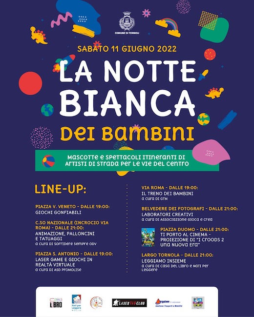 notte bianca bambini termoli 2022