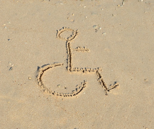 spiaggia abile sabbia