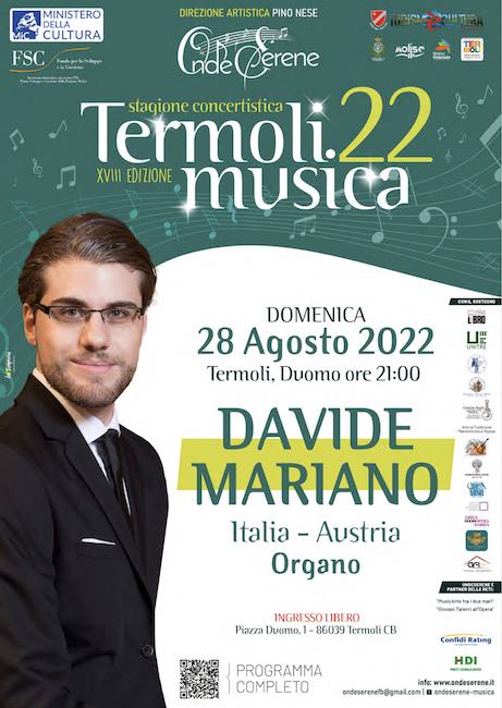 davide mariano concerto 2022