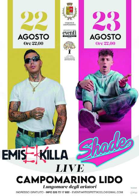 emis killa e shade campomarino 2022