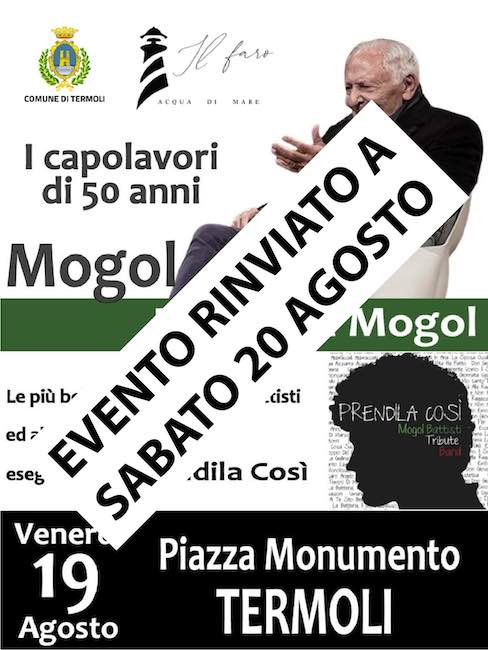 rinvio mogol 20 agosto 2022