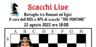 scacchi live 22 agosto 2022