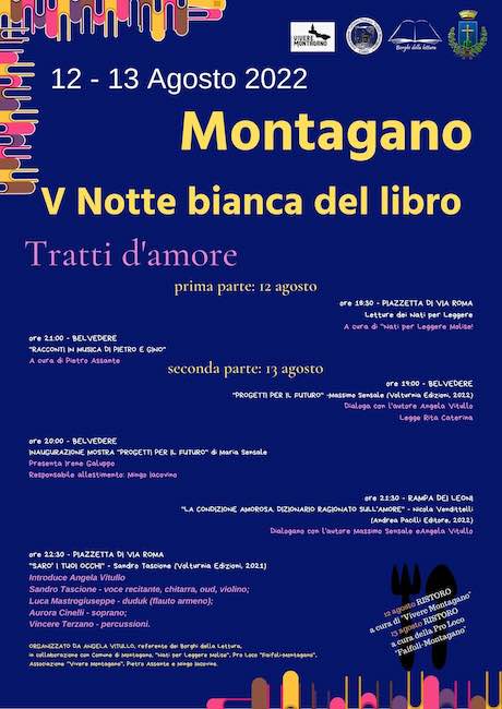 v notte bianca del libro montagano