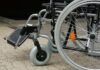 carrozzella disabile