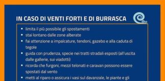 in caso venti forti burrasca