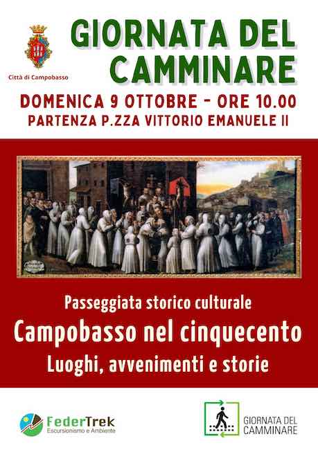 giornata del camminare 9 ottobre 2022