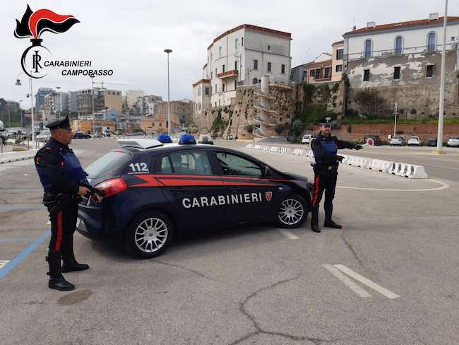 posto blocco carabinieri campobaso