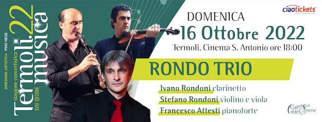 rondo trio 16 ottobre 2022