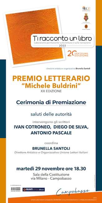 locandina premio buldrini 2022