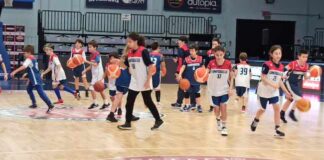 piccoli cestisti campobassani sul parquet