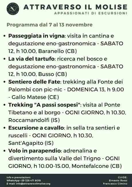 programma 7-13 novembre