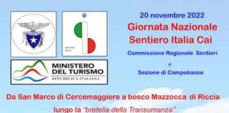 sentiero italia cai 20 novembre 2022