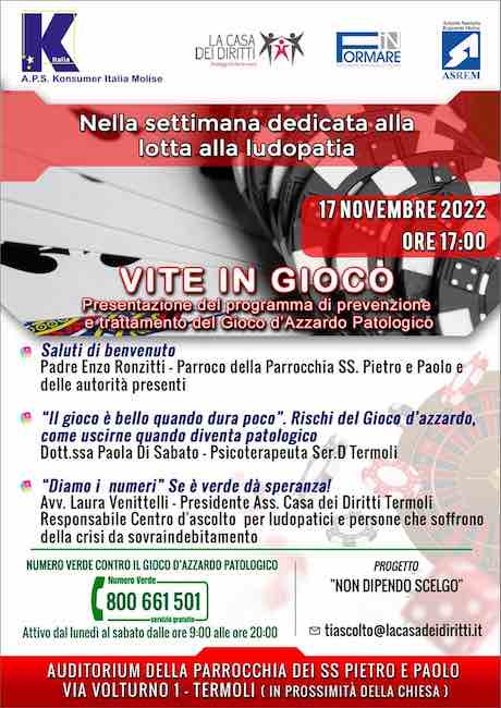 vite in gioco 17 novembre 2022