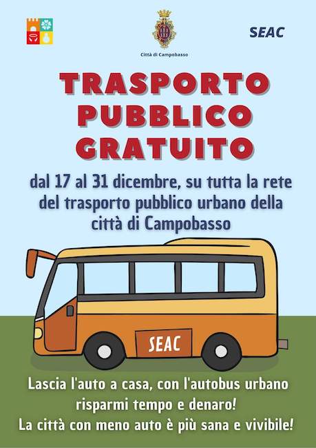 locandina trasporto pubblico urbano