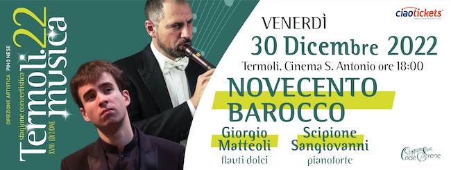 novecento barocco 30 dicembre 2022