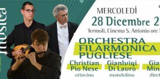 orchestra filarmonica pugliese 28 dicembre 2022