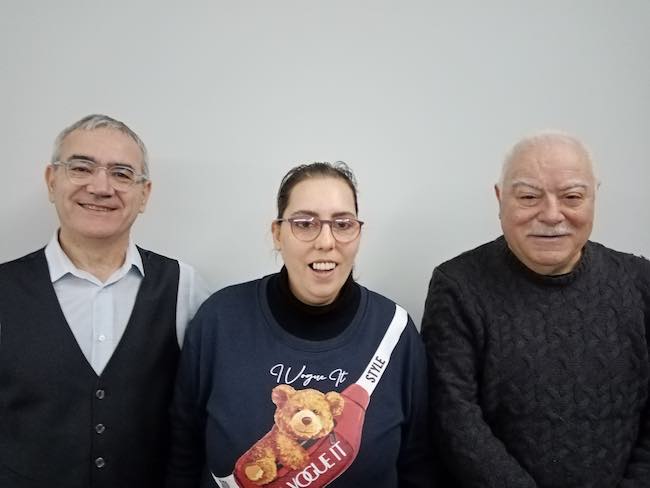 da sinistra poeti Tiberio La Rocca - Tamariana Palomba e sindaco Poggio Sannita Giuseppe Orlando