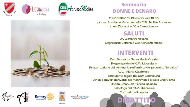 seminario donne denaro 14 dicembre 2022