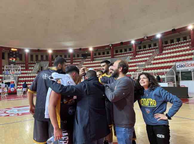 venafro basket post partita teramo