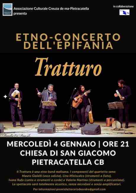 concerto tratturo 4 gennaio 2023