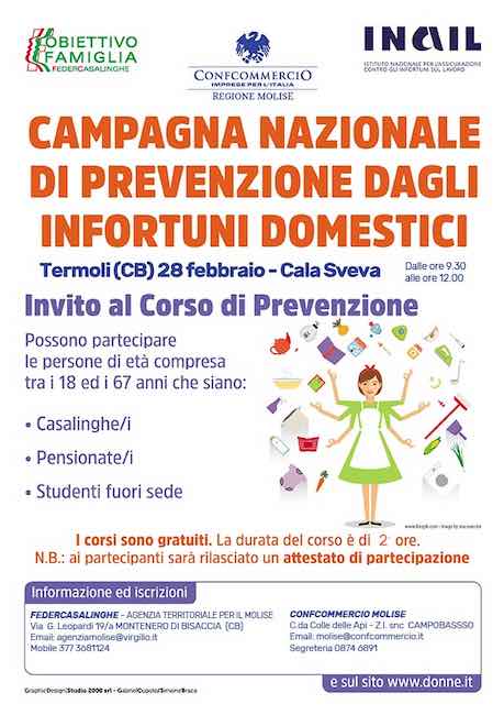 corso prevenzione infortuni domestici