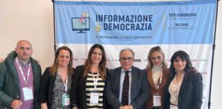 delegazione molisana al congresso della FNSI di Riccione