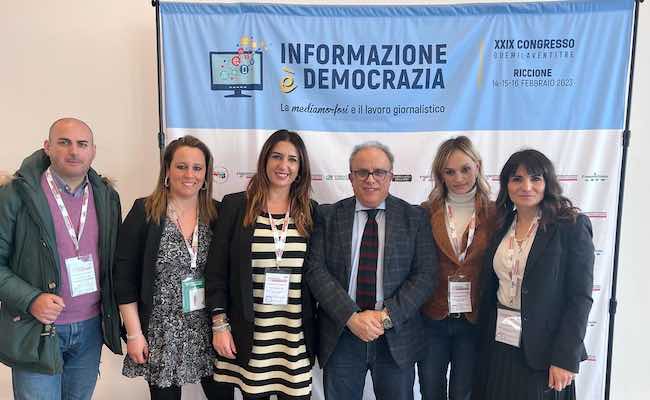 delegazione molisana al congresso della FNSI di Riccione