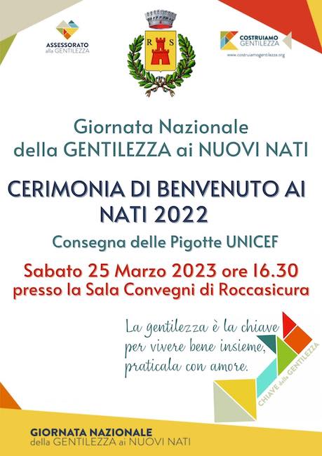 giornata nuovi nati roccasicura 2023