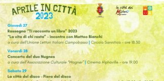 Fine settimana ricco di appuntamenti a Campobasso con “Aprile in Città”