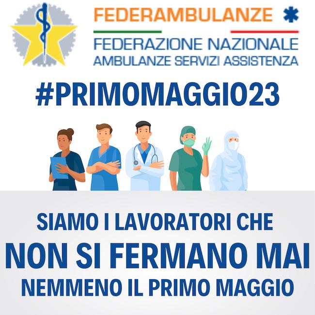 Primo maggio in ambulanza