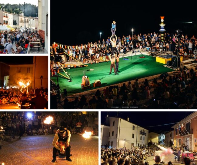 The 8th Casteldelgiudice Buskers Festival is underway, the program