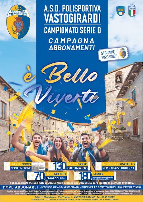 campagna abbonamenti vastogirardi 2023-24