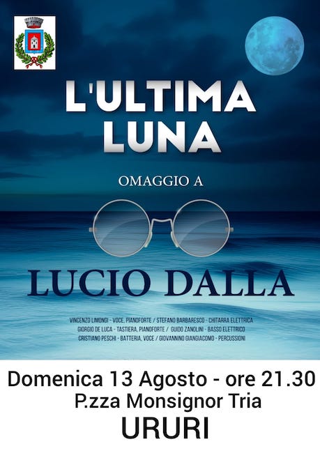 l'ultima luna 13 agosto 2023