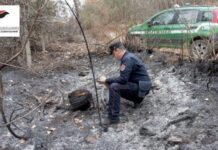 incendio montefalcone del sannio